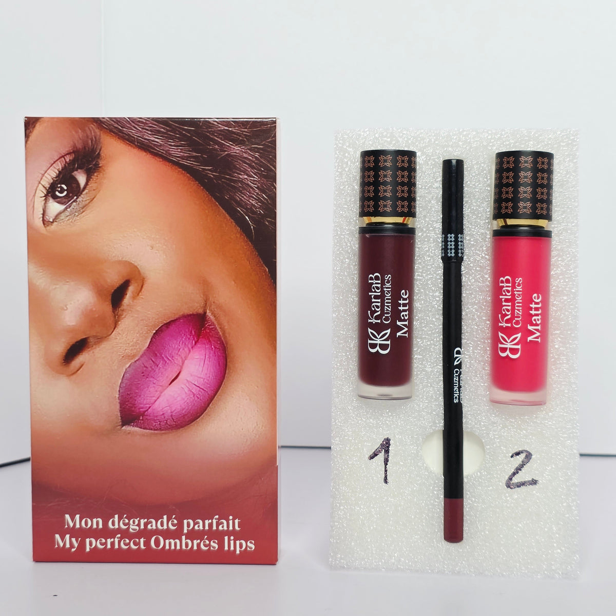 MON DEGRADE PARFAIT/ LIP COMBO- RICH AUNTY VIBES
